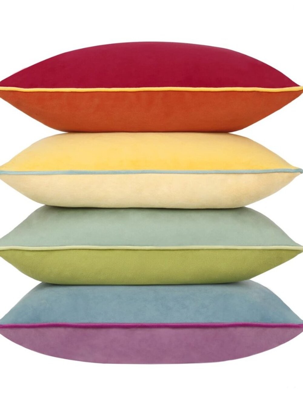 Throw Pillow Covers 18x18 Inches Set of 4 Soft Velvet Couch Cushion Covers